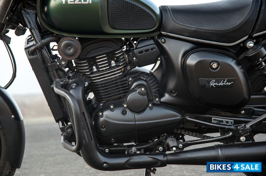 Hunter Green Yezdi Roadster Dark