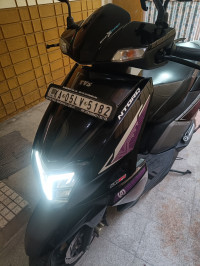 Black TVS NTORQ Super Squad Edition