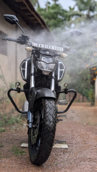 Matte Black Yamaha FZ-S FI V3