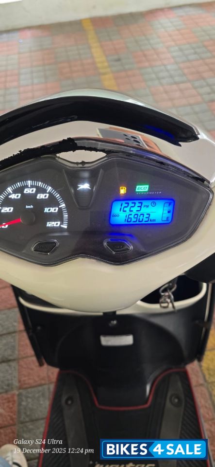 White TVS Jupiter 125