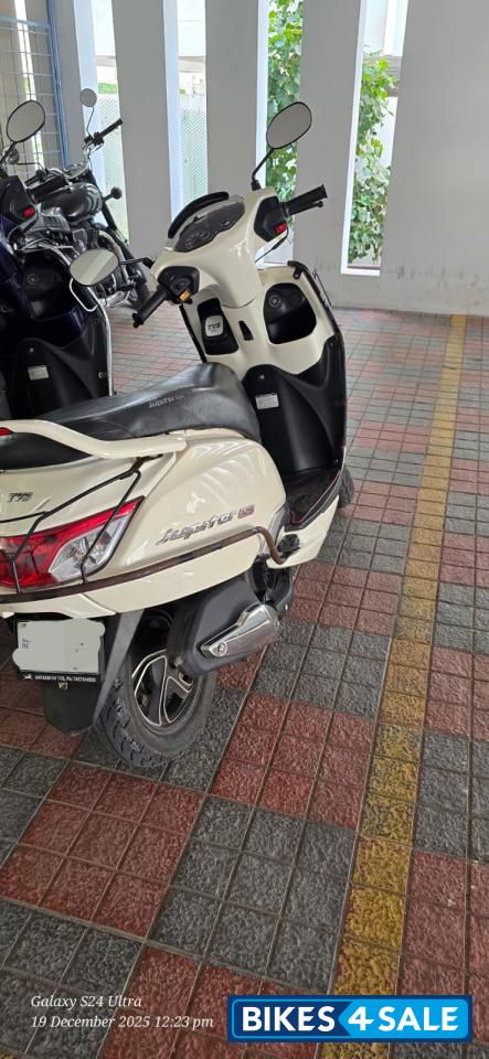 White TVS Jupiter 125
