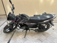 Black Magenta Bajaj Discover 125M