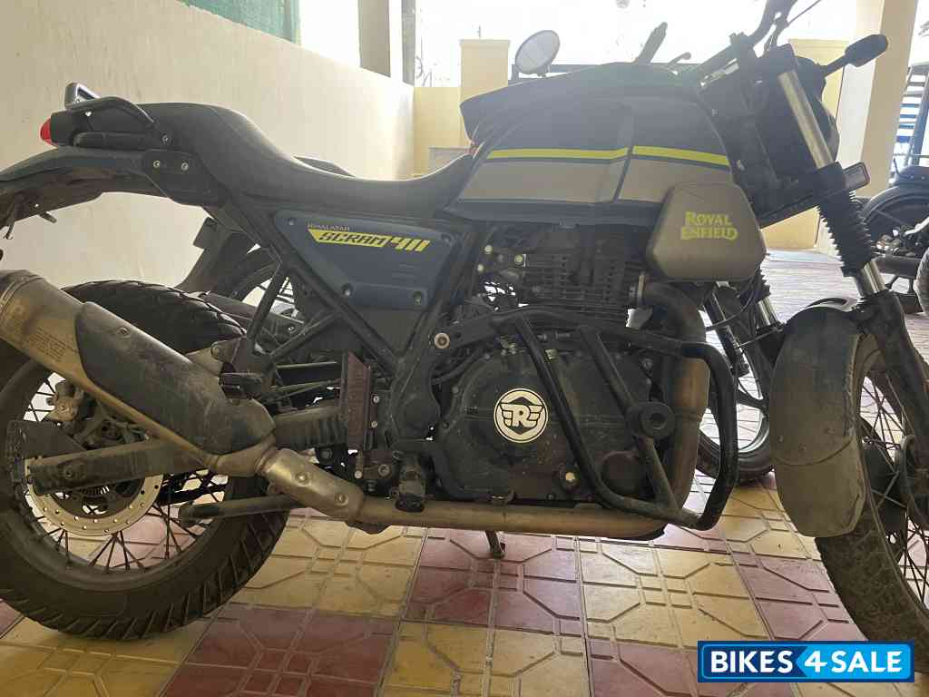 Navy Blue Royal Enfield Scram 411