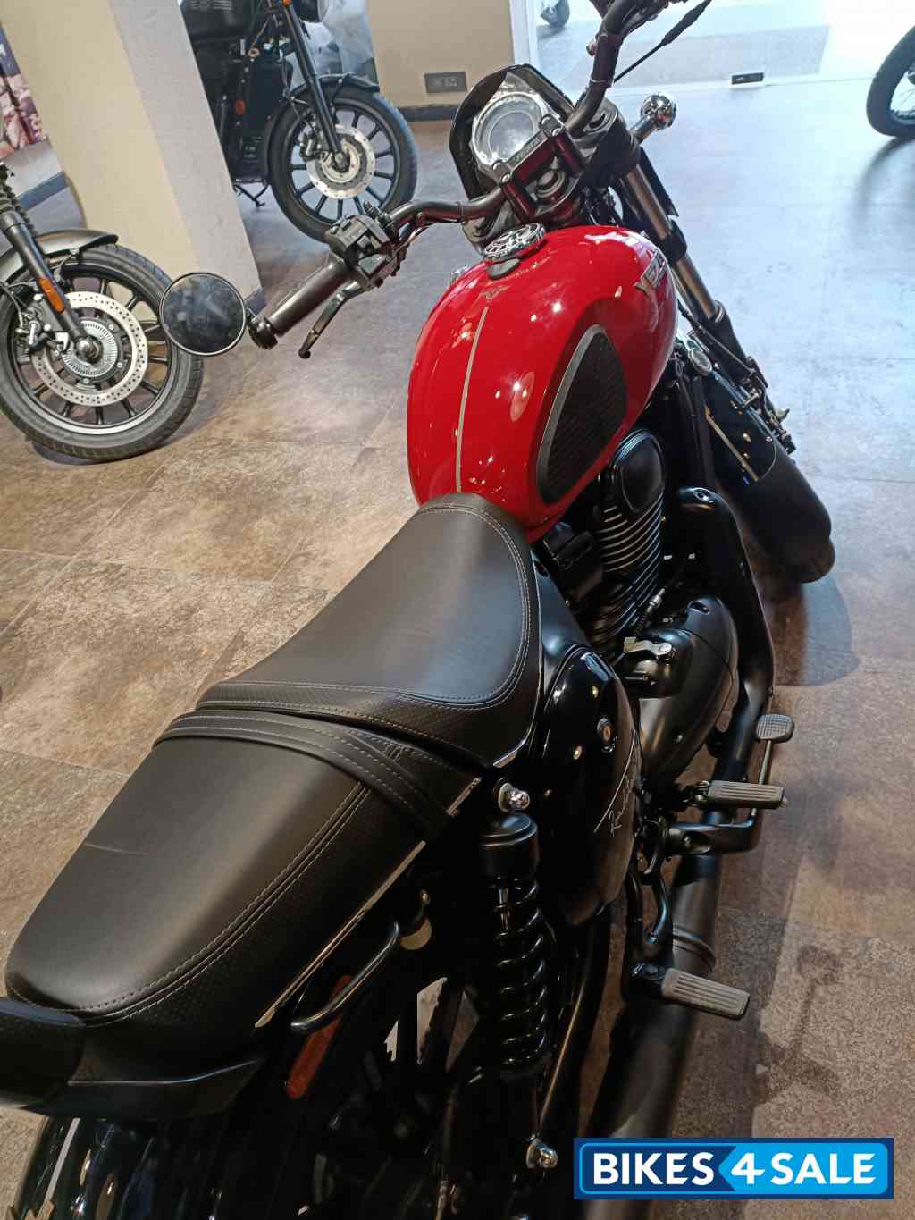 Inferno Red Yezdi Roadster Red