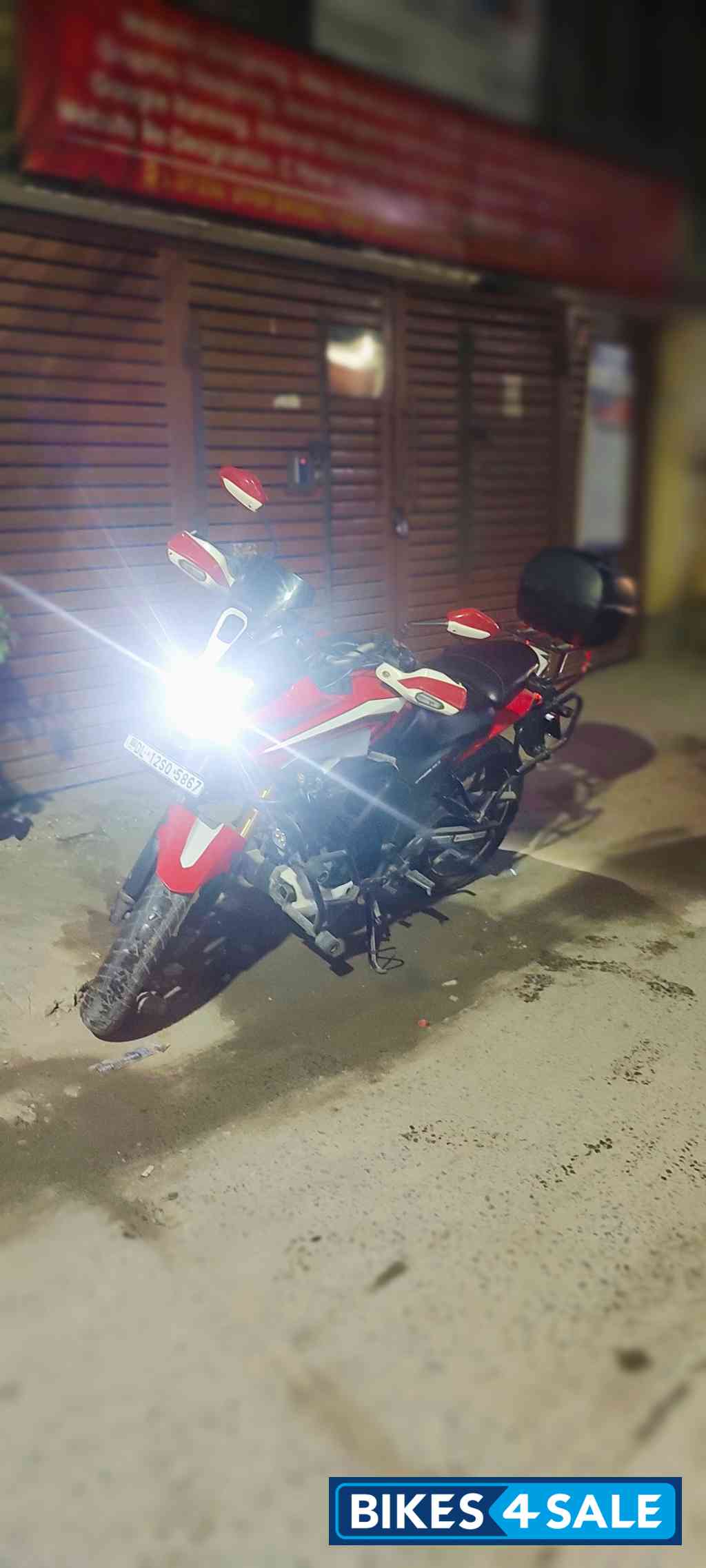 Red White Honda CB200X