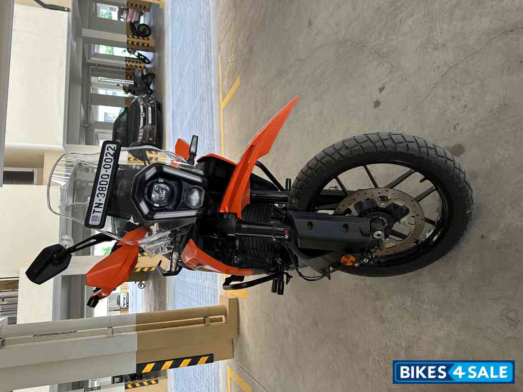 Orange With Black KTM 390 Adventure X 2025