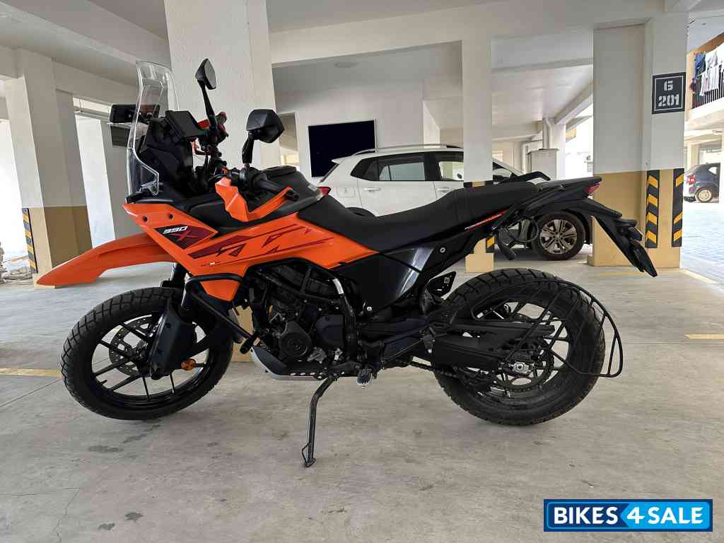 Orange With Black KTM 390 Adventure X 2025