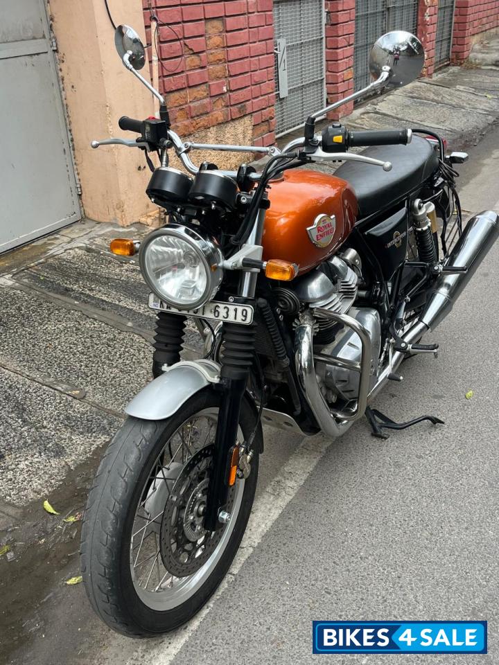 Orange Crush Royal Enfield Interceptor 650 Twin