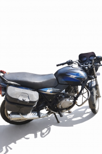 Blue Bajaj Discover 125