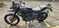 Matte Tornado Black Yezdi Adventure Matte 2024