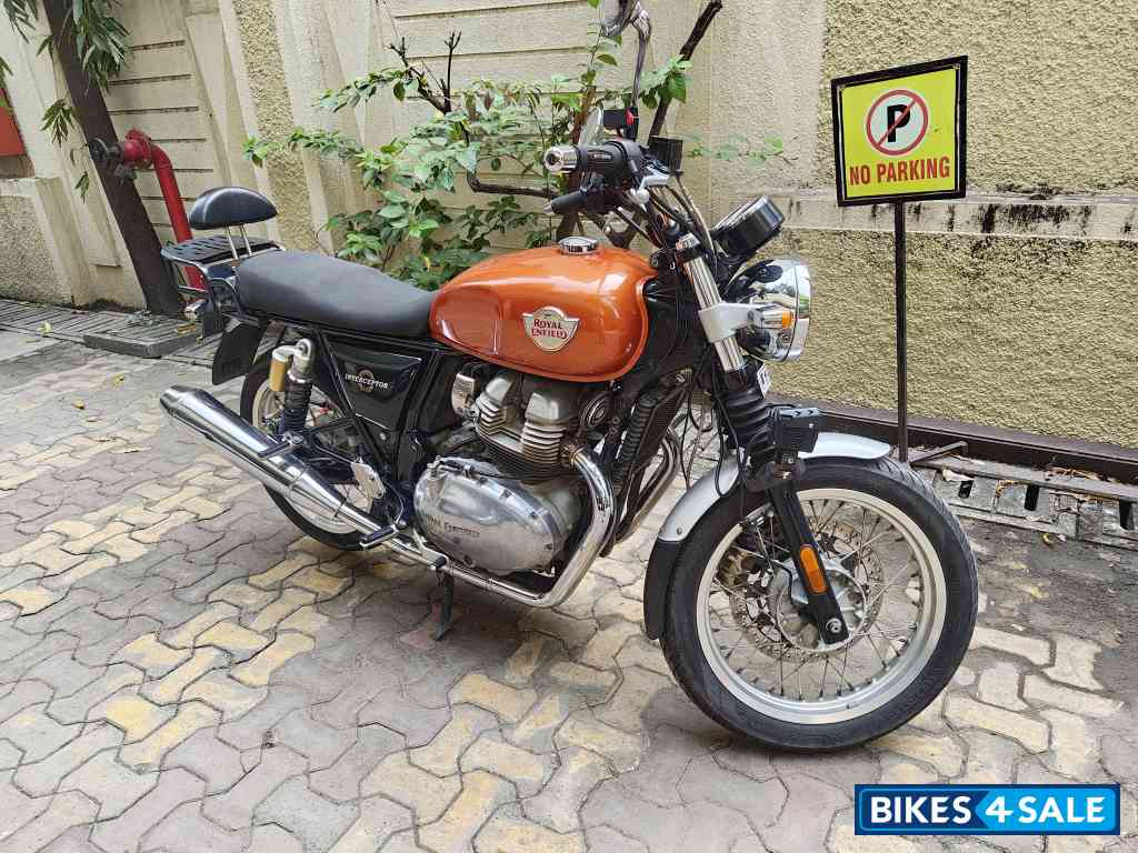 Crush Orange Royal Enfield Interceptor 650 Twin