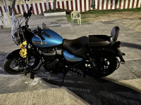 Blue Royal Enfield Meteor 350 Supernova
