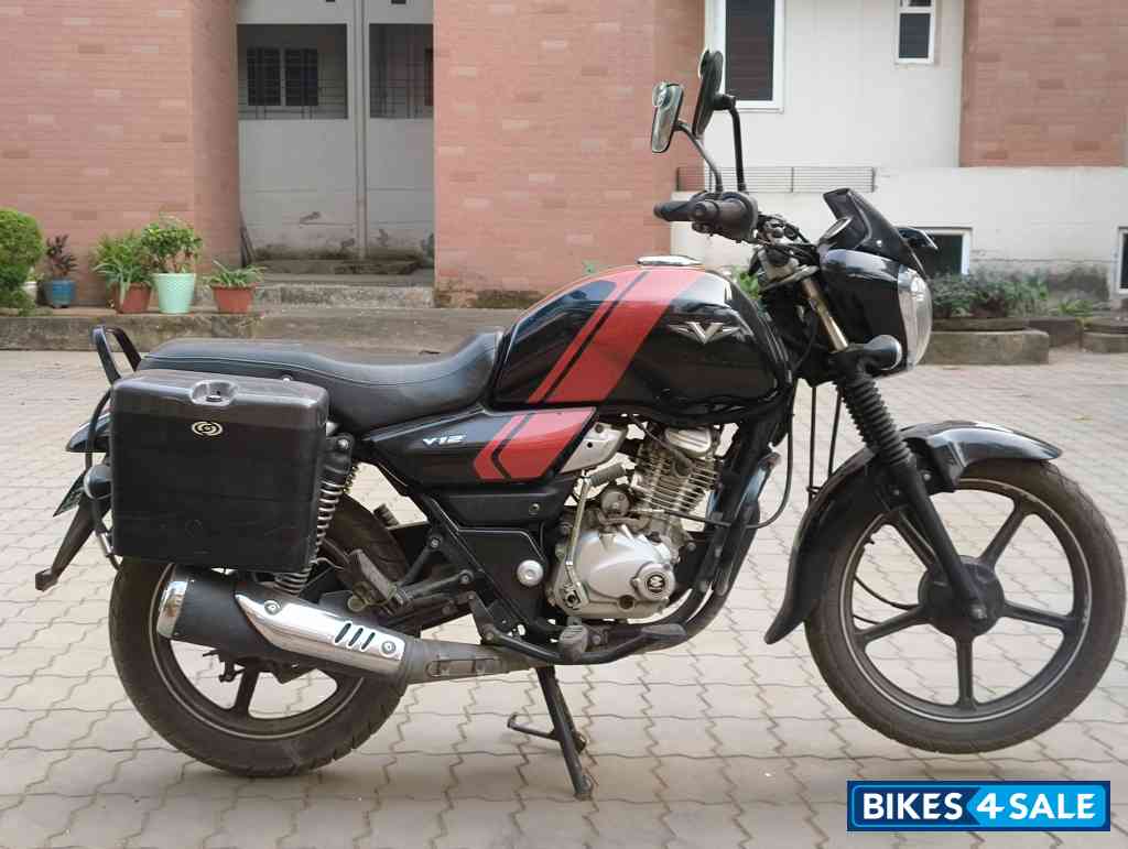 Ebony Black Metal Bajaj V12