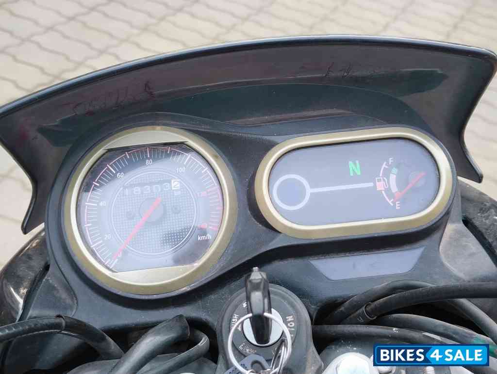 Ebony Black Metal Bajaj V12