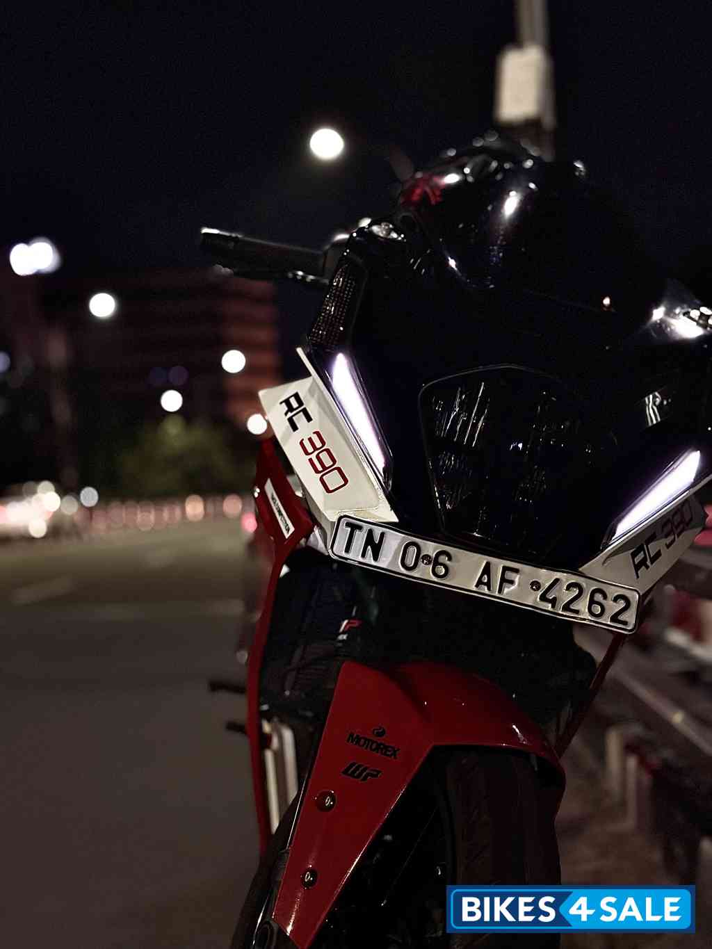 Red And White KTM RC 390 2024