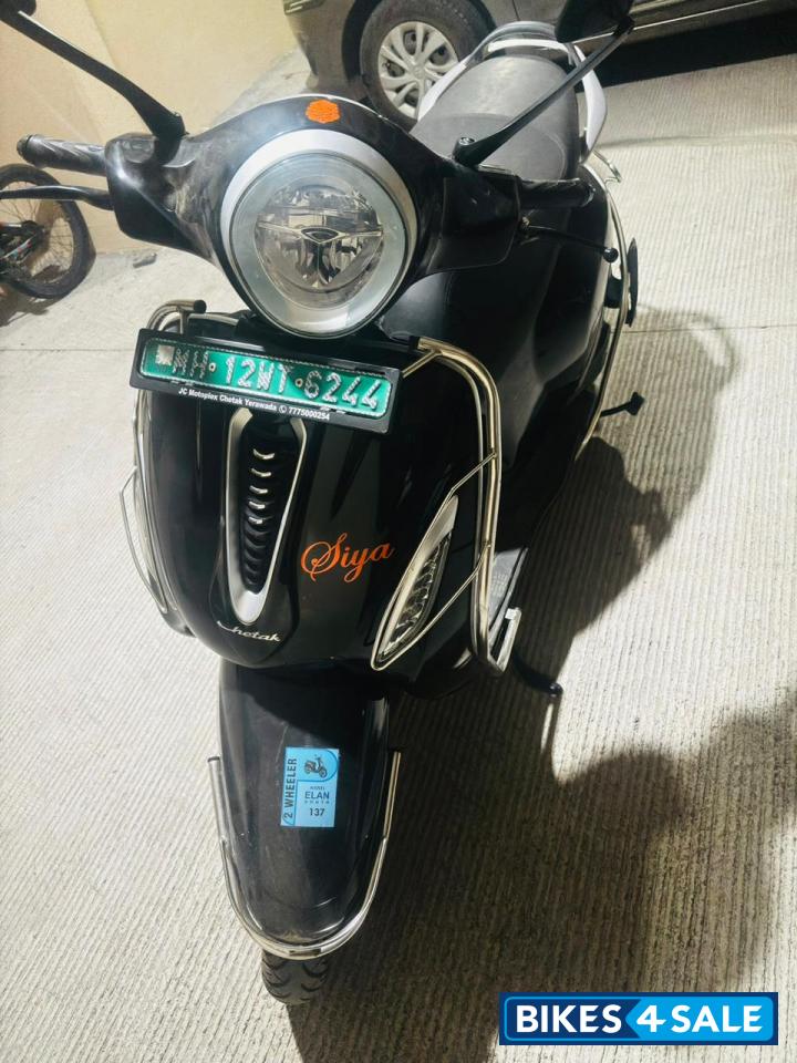 Black Bajaj Chetak Urbane