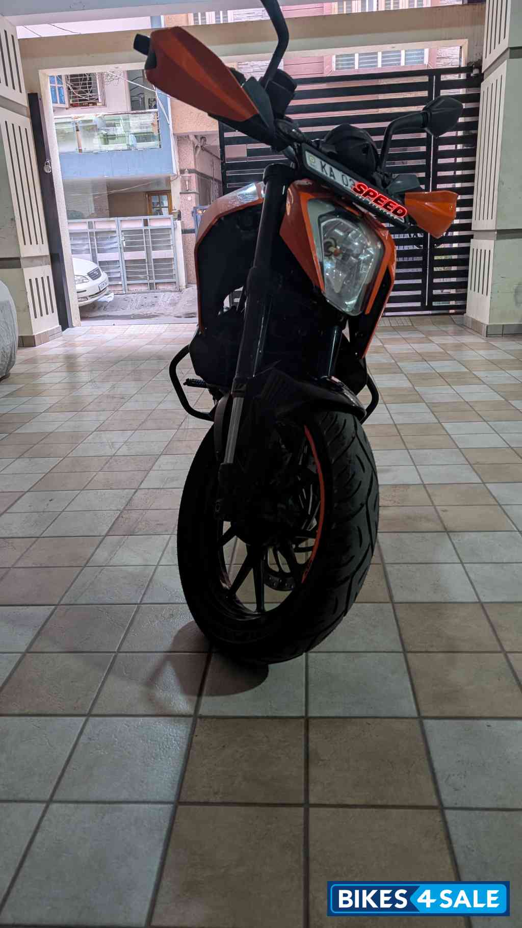 Orange KTM Duke 250