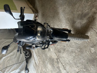 Black Bajaj Pulsar 125 Split Seat