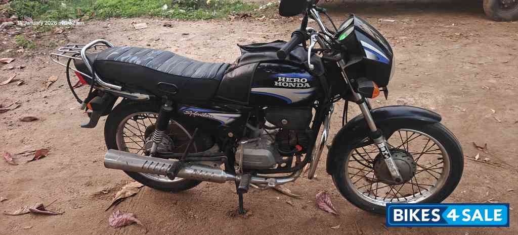 Black And Blue Hero Splendor