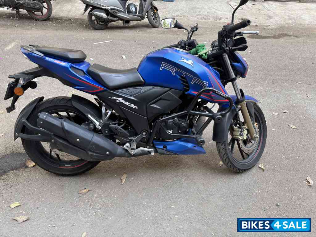 Matte Blue TVS Apache RTR 200 4V 2022