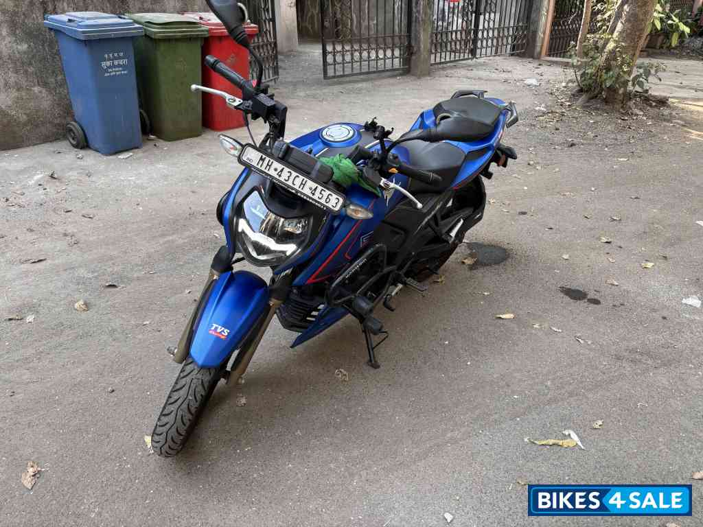 Matte Blue TVS Apache RTR 200 4V 2022