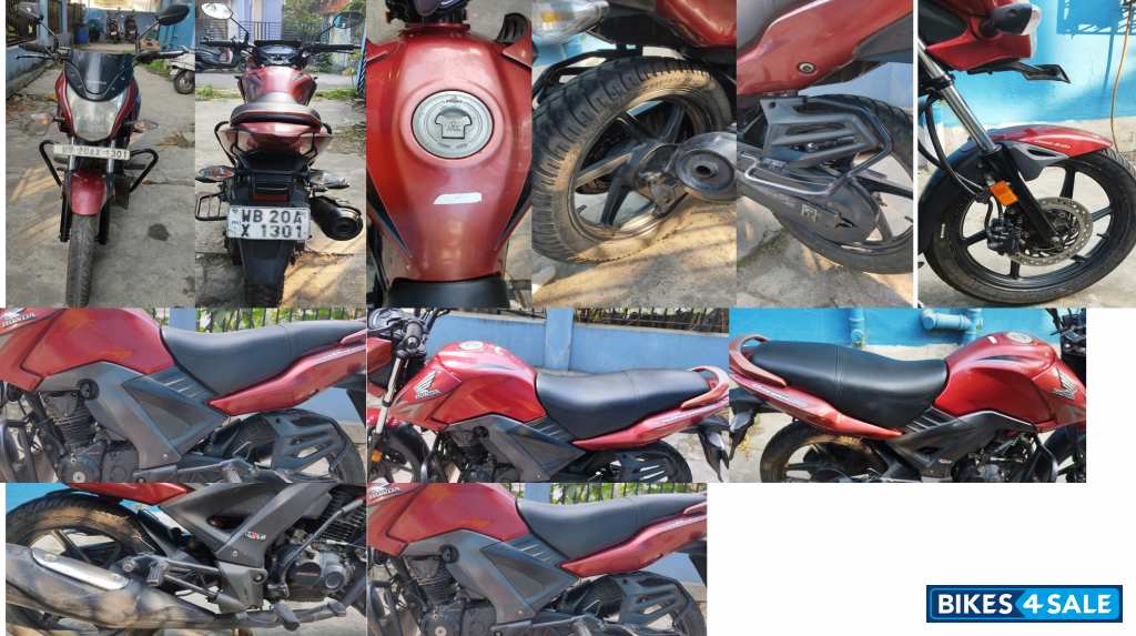 Red Honda CB Unicorn 160