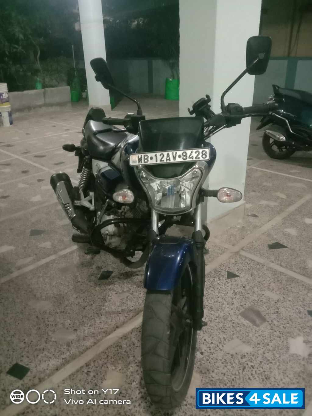 Dark Montego Blue Bajaj V15