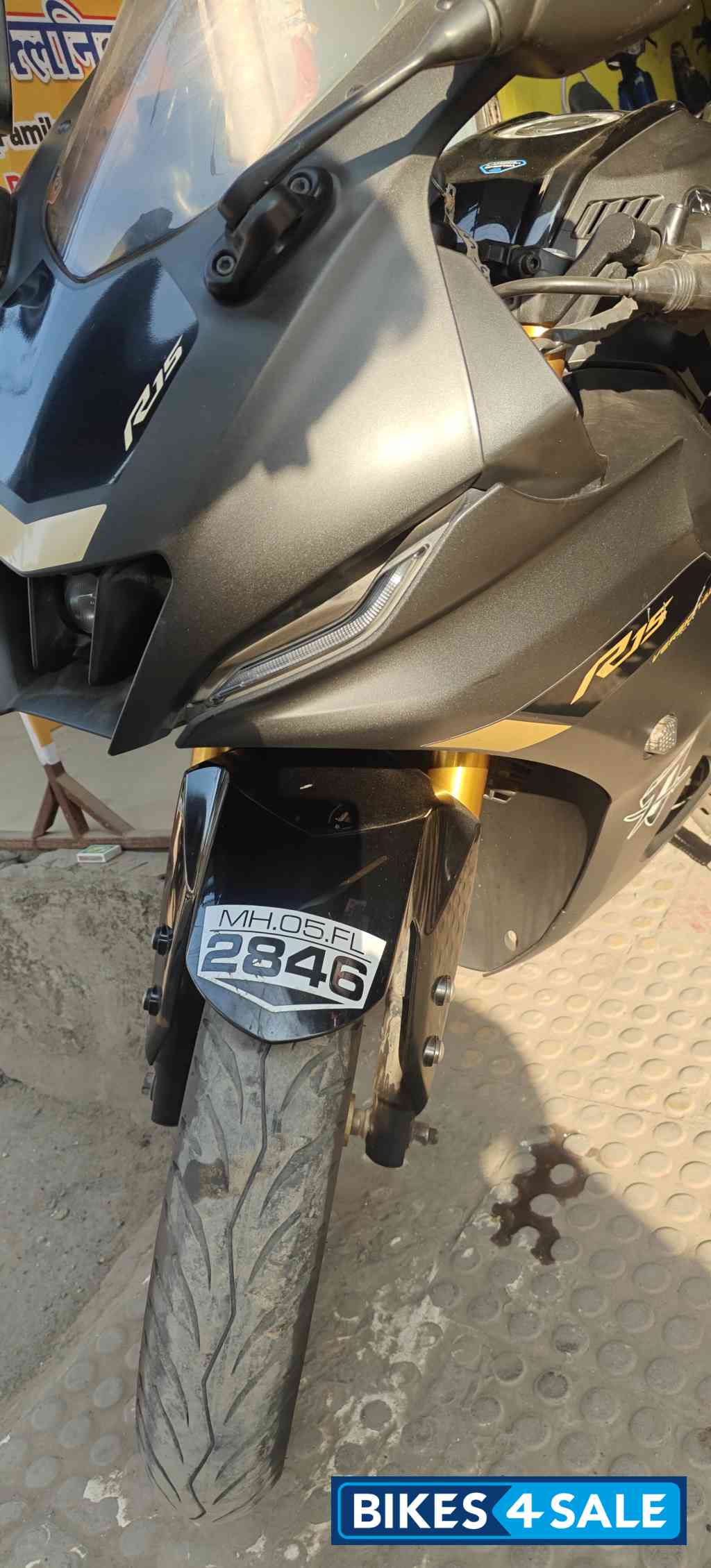 Matte Black Yamaha R15 V4