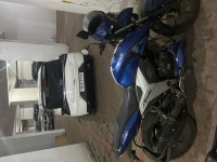 Blue White TVS Apache RTR 160 4V