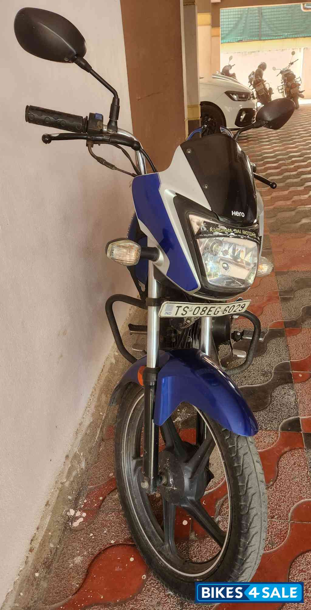 Blue / Silver Hero Splendor iSmart