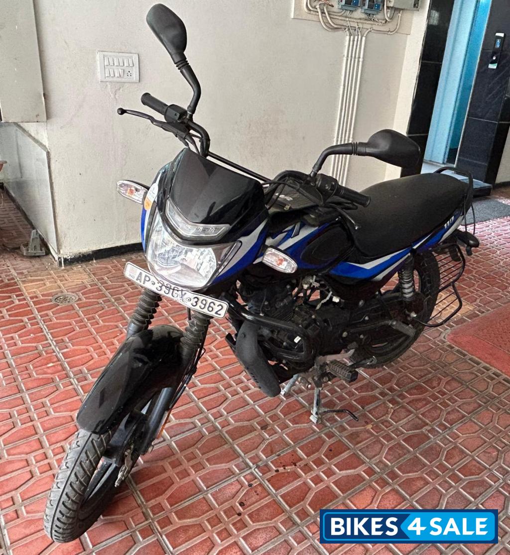 Ebony Black Blue Dual Dkl Bajaj CT 110 ES