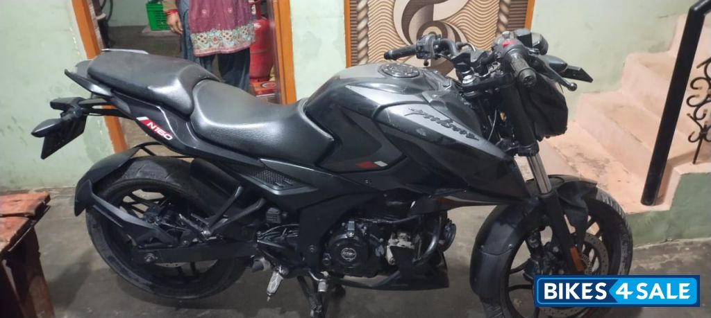 Grey Black Bajaj Pulsar N160 Dual Channel ABS