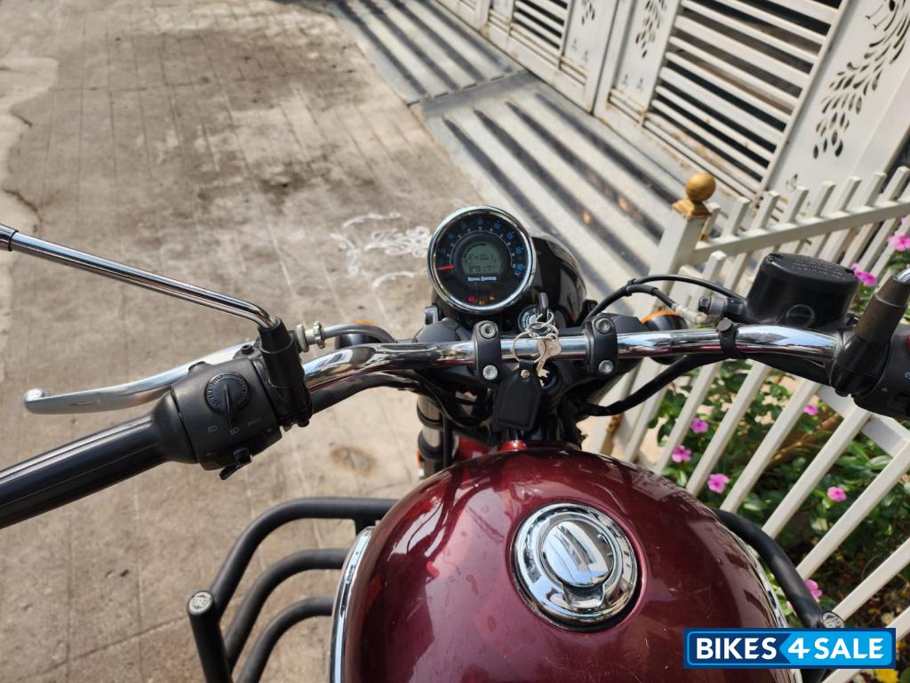 Stellar Red Royal Enfield Meteor 350 Stellar