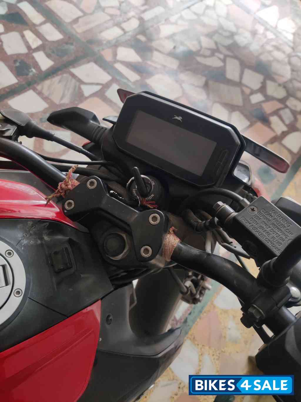 Red TVS Raider Split Seat