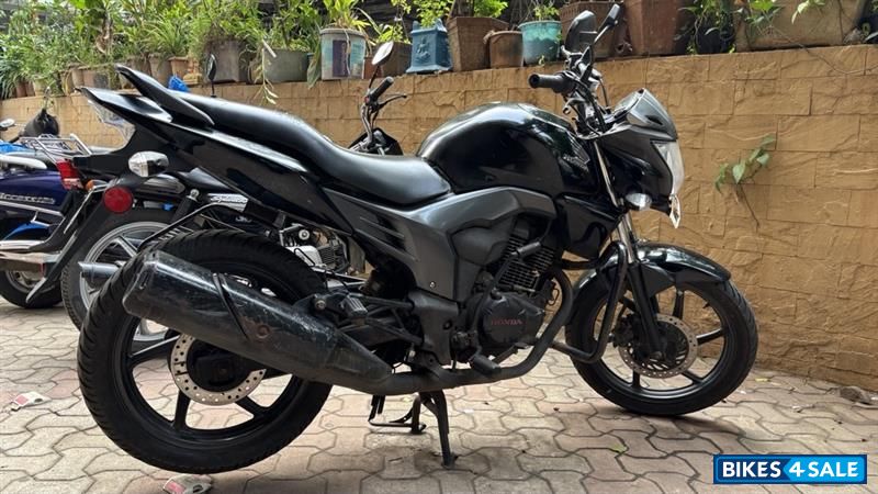 Black Honda CB Trigger