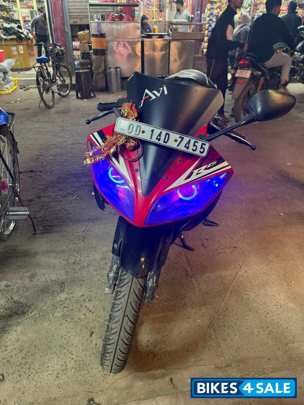 Red Yamaha YZF R15 V2