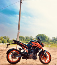 Orange KTM Duke 200 2024