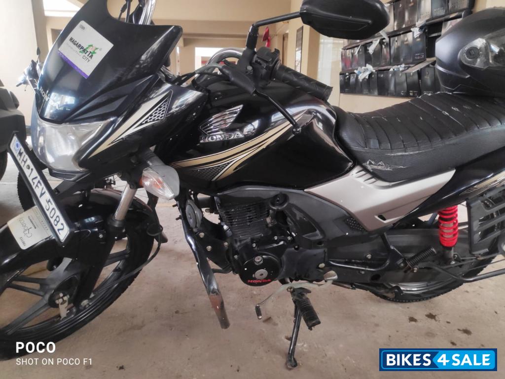 Black Honda CB Shine SP