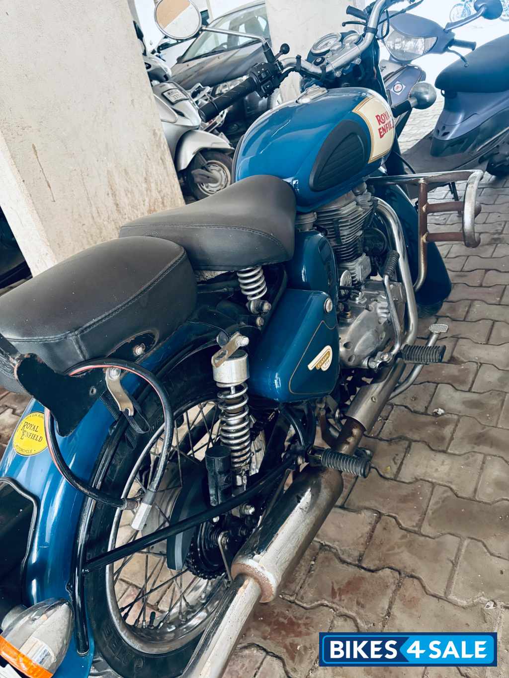 Blue Royal Enfield Classic 350