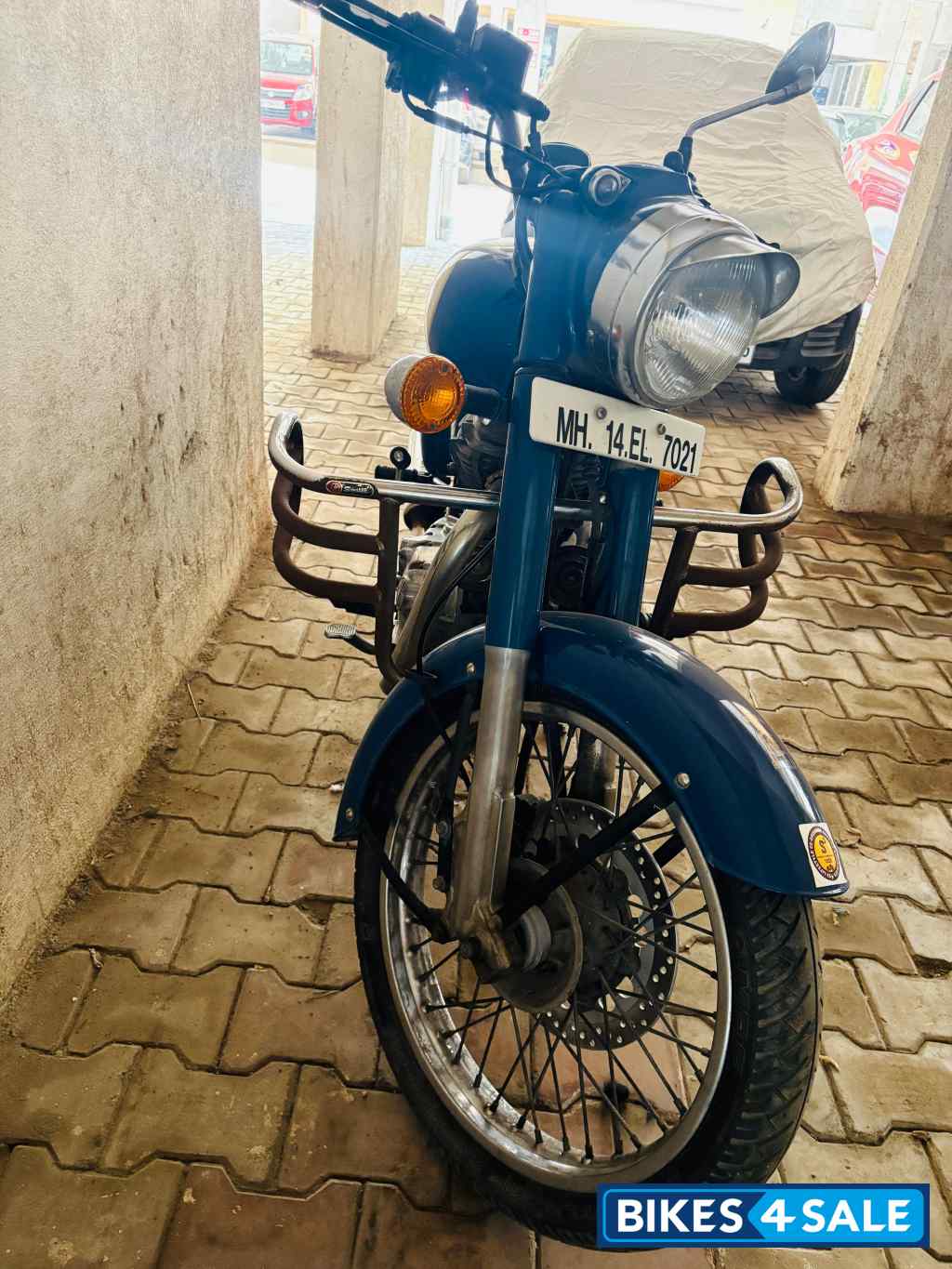 Blue Royal Enfield Classic 350