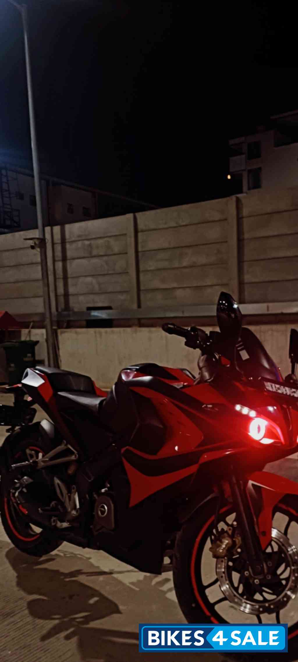 Red And Black Bajaj Pulsar RS 200