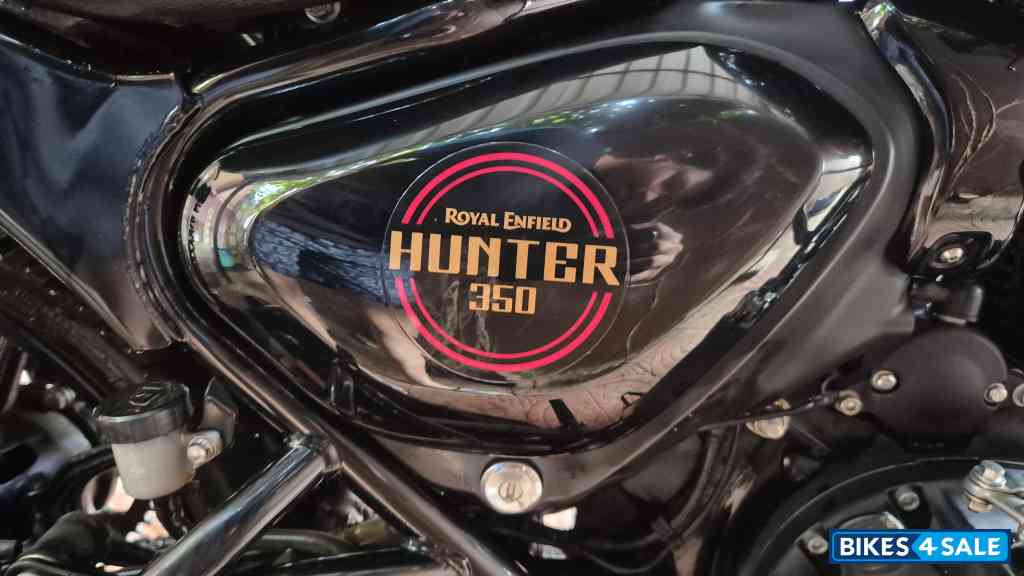 Rebel Red Royal Enfield Hunter 350 Metro