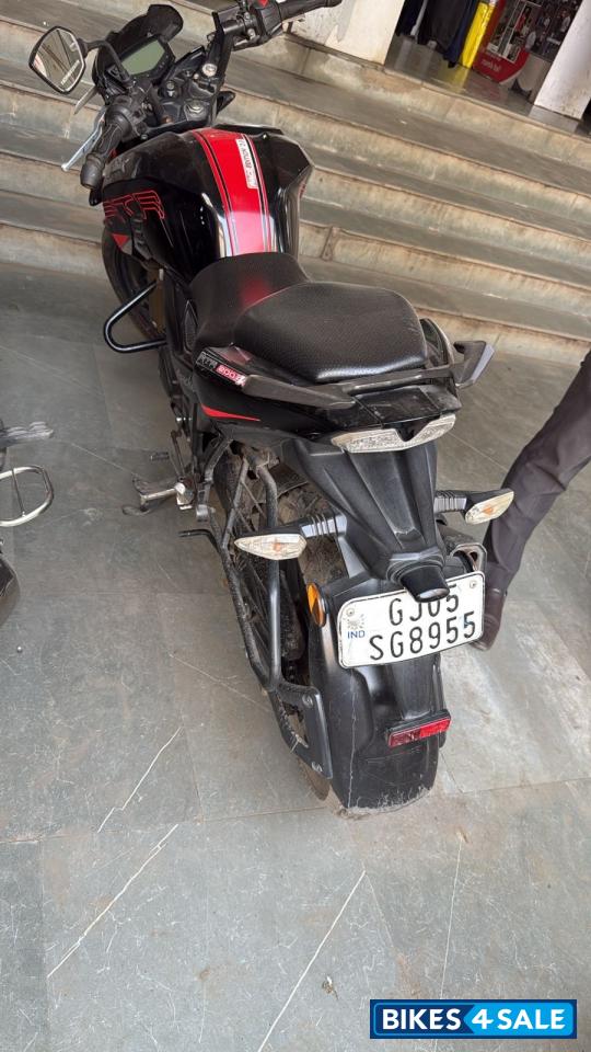 Black And Red TVS Apache RTR 200 4V