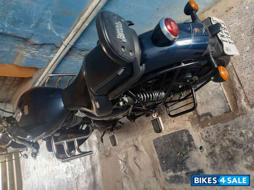 Blue Royal Enfield Meteor 350 Stellar