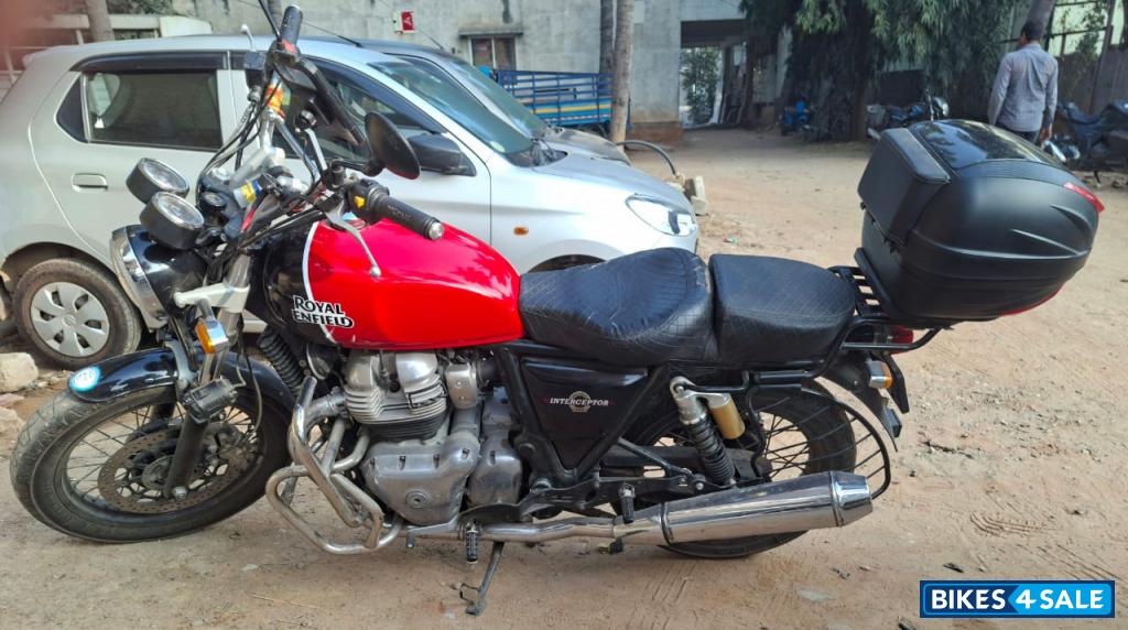 Red Royal Enfield Interceptor 650 Twin