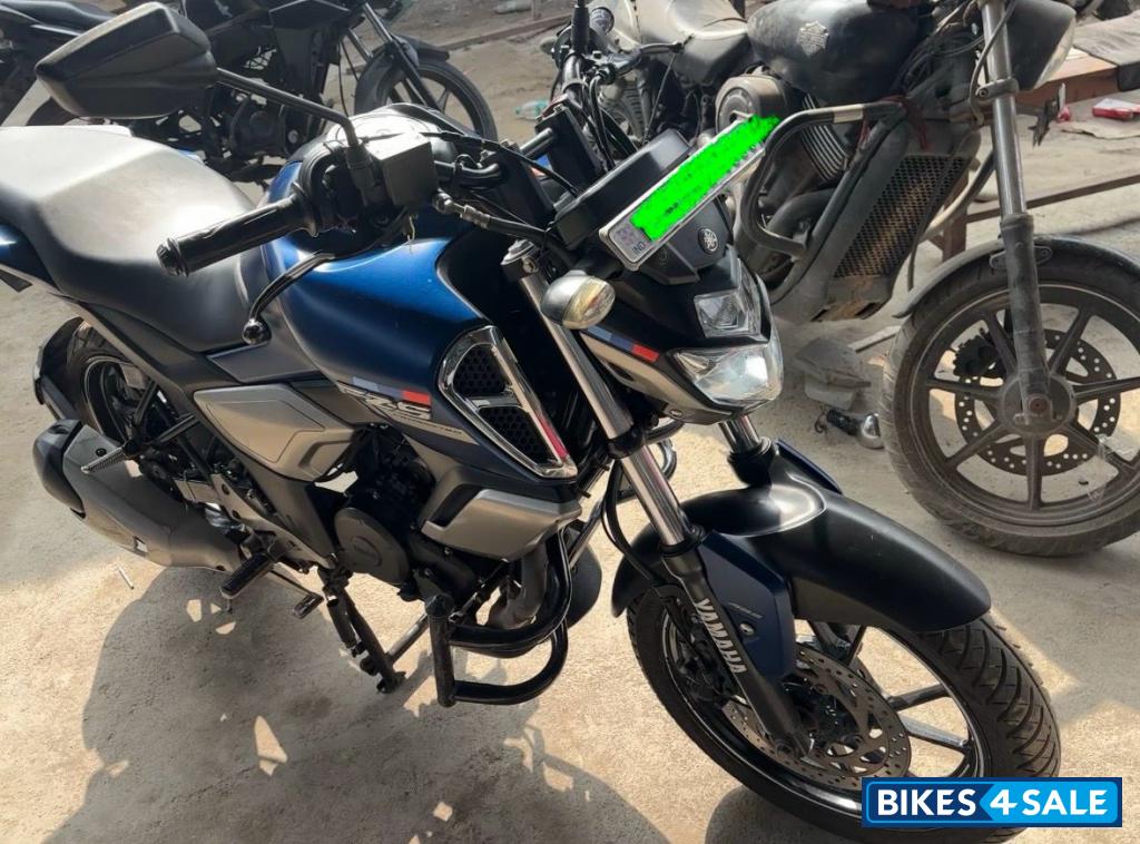 Blue Yamaha FZ-S FI V3 BS6