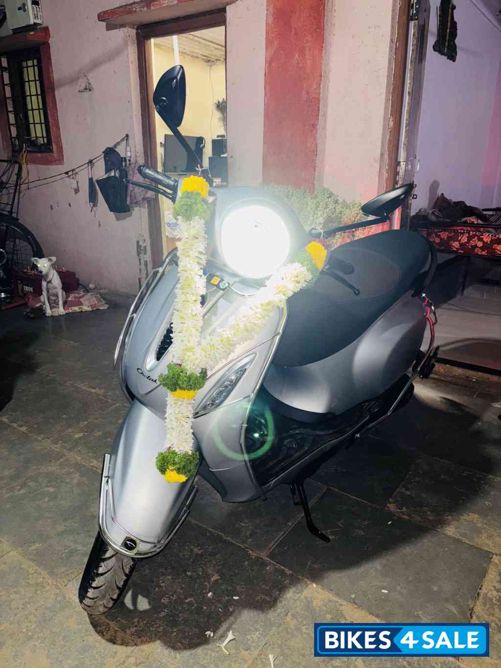 Grey Bajaj Chetak 3502 Standard