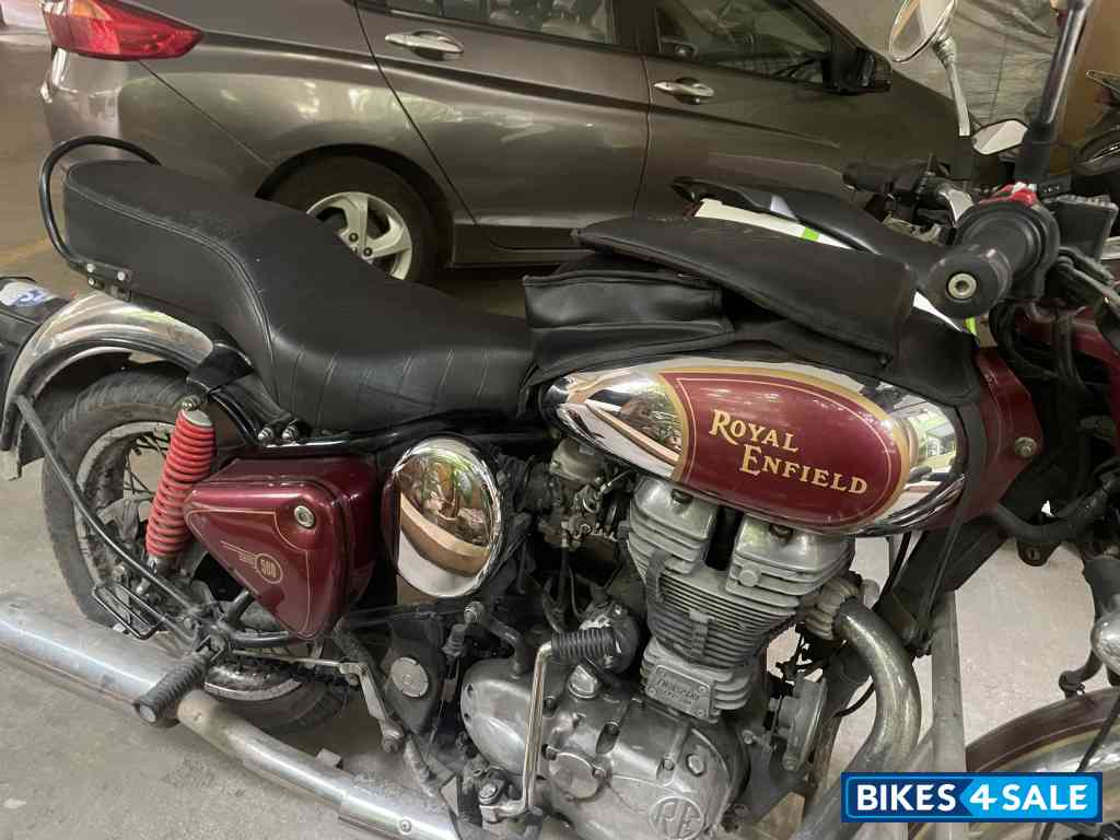 Red Royal Enfield Classic Chrome