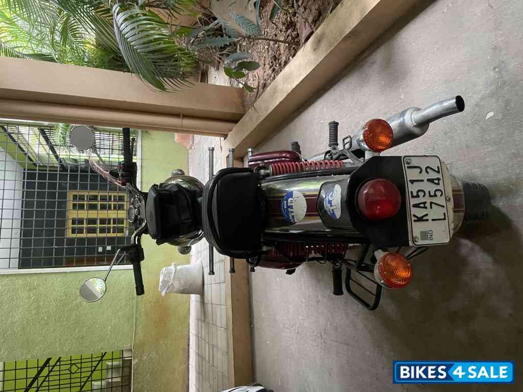 Red Royal Enfield Classic Chrome