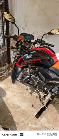 Black TVS Apache RTR 200 4V ABS Race Edition 2.0
